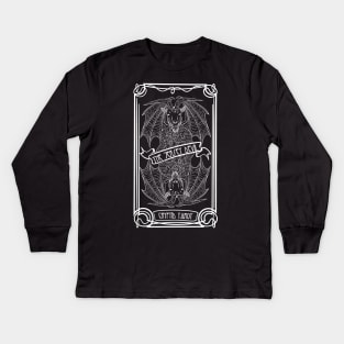 Cryptid Tarot Series: The Jersey Devil Kids Long Sleeve T-Shirt